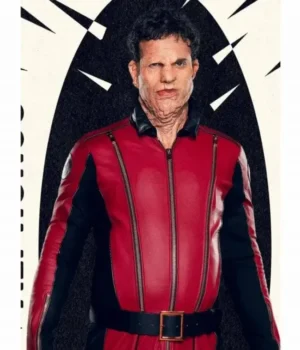  	The Umbrella Academy Alphonso Red Leather Jacket