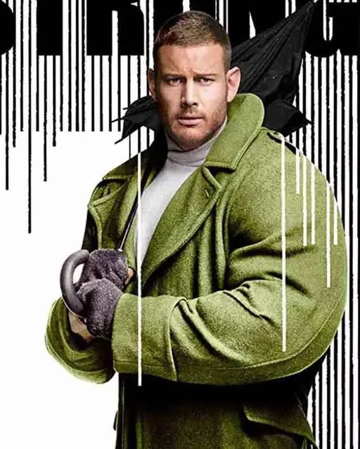 The Umbrella Academy Tom Hopper Wool Green Coat The Umbrella Academy Tom Hopper Wool Green Coat
