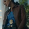 The Umbrella Academy Detective Eudora Patch Brown Jacket The Umbrella Academy Detective Eudora Patch Brown Jacket