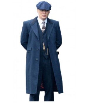  	Peaky Blinders Thomas Shelby Blue Long Coat