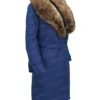  	Peaky Blinders S5 Ada Shelby Fur Collar Long Coat