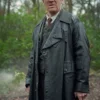  	Brian Gleeson Peaky Blinders Leather Trench Coat