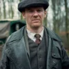  	Brian Gleeson Peaky Blinders Leather Trench Coat