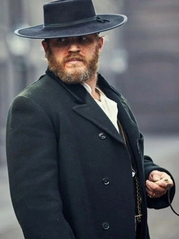 Peaky Blinders Tom Hardy Black Long Trench Coat Peaky Blinders Tom Hardy Black Long Trench Coat