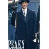  	Peaky Blinders Mateo Black Long Trench Coat