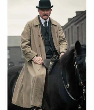 	Peaky Blinders Inspector Chester Campbell Long Coat