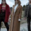  	Mónica Gaztambide Money Heist Brown Long Coat