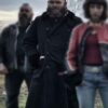  	Helsinki Money Heist Black Long Pea Coat