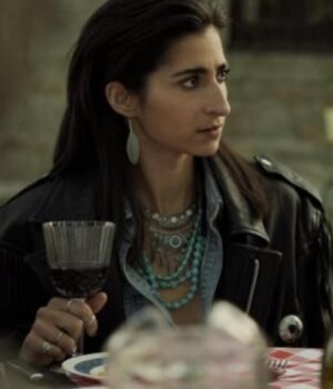  	Alba Flores Money Heist Black Fringe Jacket