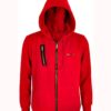La Casa De Papel Money Heist Red Hooded Jacket La Casa De Papel Money Heist Red Hooded Jacket