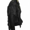  	Alba Flores Money Heist Black Fringe Jacket