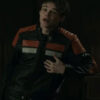  	Curran Walters Titans Jason Todd Quilted Leather Jacket