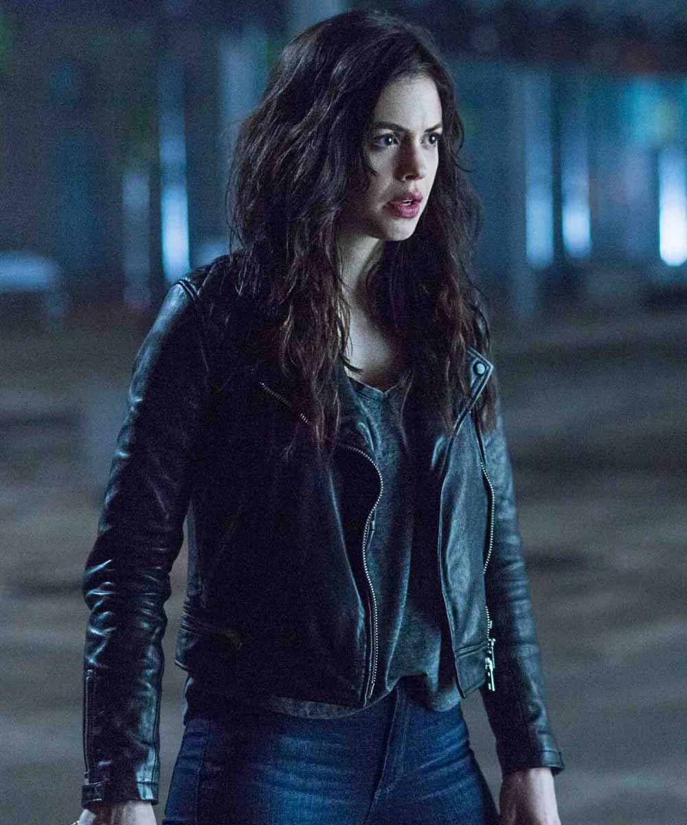 Conor Leslie Titans Donna Troy Black Leather Jacket Conor Leslie Titans Donna Troy Black Leather Jacket