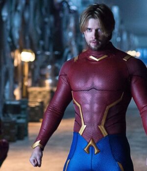  	Aqualad Titans Leather Jacket