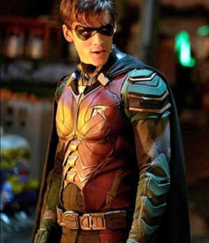  	Titans Robin Leather Jacket