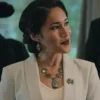  	Angela Blue Thunder Yellowstone S05 White Blazer