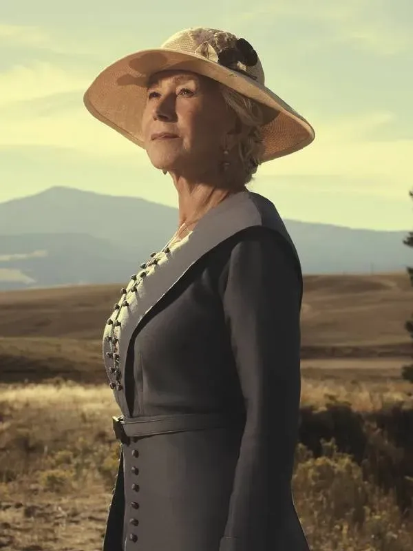 Yellowstone 1923 Cara Dutton Gray Coat Yellowstone 1923 Cara Dutton Gray Coat