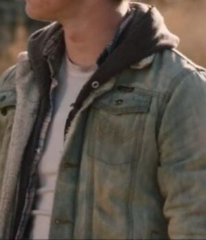  	Yellowstone S02 Kyle Red Silverstein Denim Trucker Jacket