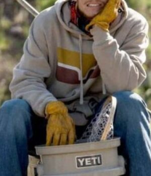  	Yellowstone S03 EP03 Jefferson White Fleece Pullover Hoodie