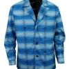  	Yellowstone Moses Brings Plenty S04 Blue Wool Coat