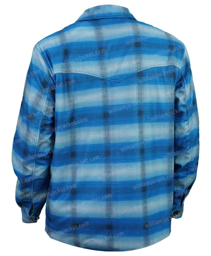 Yellowstone Moses Brings Plenty S04 Blue Wool Coat Yellowstone Moses Brings Plenty S04 Blue Wool Coat