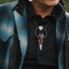 Yellowstone Moses Brings Plenty S04 Blue Wool Coat Yellowstone Moses Brings Plenty S04 Blue Wool Coat
