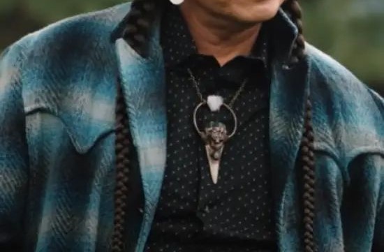 Yellowstone Moses Brings Plenty S04 Blue Wool Coat Yellowstone Moses Brings Plenty S04 Blue Wool Coat