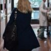  	Yellowstone Beth Dutton S04 Blue Wool Long Coat