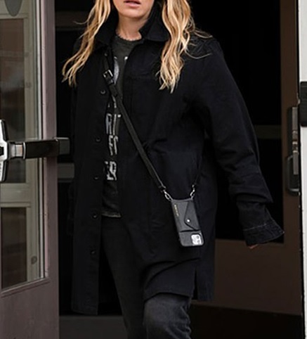 Yellowstone Piper Perabo Season 4 Cotton Black Long Coat Yellowstone Piper Perabo Season 4 Cotton Black Long Coat