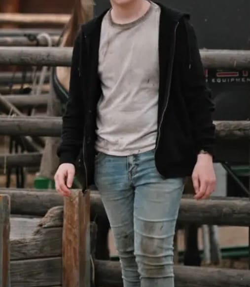 Yellowstone S04 Tate Dutton Black Fleece Hoodie Yellowstone S04 Tate Dutton Black Fleece Hoodie