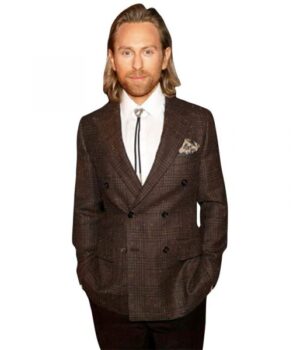  	Eric Nelsen Yellowstone Origin 1883 Brown Checkered Coat