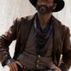  	Yellowstone Origin 1883 James Dutton Brown Leather Coat