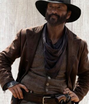  	Yellowstone Origin 1883 James Dutton Brown Leather Coat