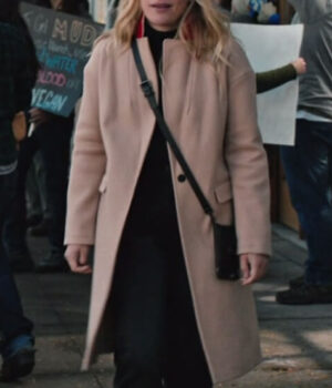  	Yellowstone Piper Perabo S04 Wool Beige Coat