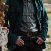  	Yellowstone Jamie Dutton S04 Green Wool Trucker Jacket
