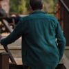 Yellowstone Jamie Dutton S04 Green Wool Trucker Jacket Yellowstone Jamie Dutton S04 Green Wool Trucker Jacket