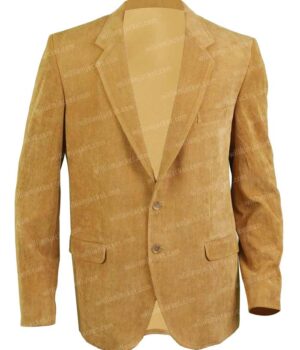  	Yellow-stone Moses Brings Plenty Beige Cord Blazer
