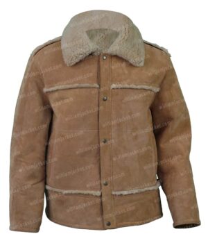  	Ryan Bingham Yellowstone S04 Shearling Fur Suede Leather Jacket