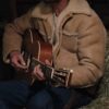  	Ryan Bingham Yellowstone S04 Shearling Fur Suede Leather Jacket