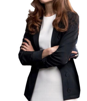  	Yellow-stone Katherine Cunningham Black Polyester Blazer