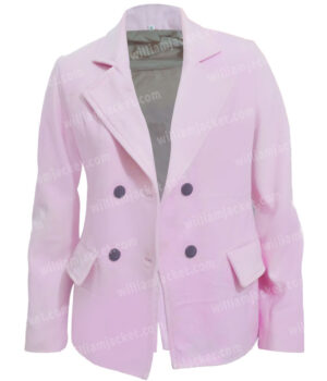  	Heather Hemmens Yellowstone Pink Coat