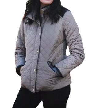  	Yellow-stone Michaela Conlin Grey Quilted Jacket