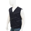  	Kevin Costner Yellowstone Dark Grey Wool-Blend Vest