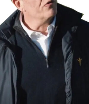  	Danny Huston Mens Yellow-stone Blue Parachute Jacket