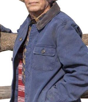  	Rudy Ramos Yellow-stone Blue Trucker Jacket