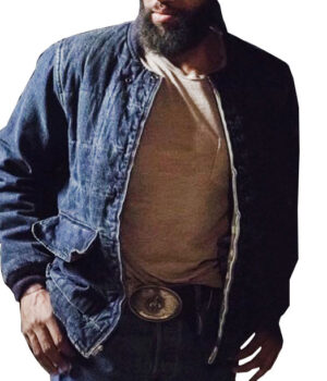  	Denim Richards Yellow-stone Blue Denim Jacket