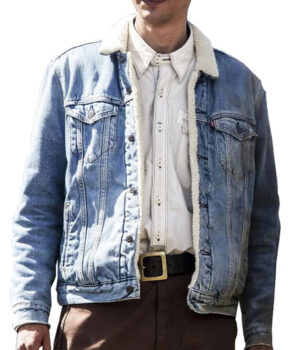  	Yellow-stone Gerald Tokala Faux Fur Denim Trucker Jacket