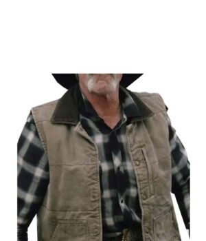  	Forrie J. Smith Yellow-stone Lloyd Brown Cotton Vest