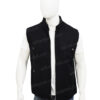 Cole Hauser Yellowstone Rip Wheeler Black Wool Vest Cole Hauser Yellowstone Rip Wheeler Black Wool Vest