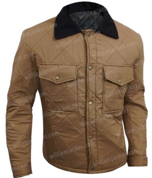  	Josh Lucas Yellowstone Season 04 John Dutton Quilted Jacket